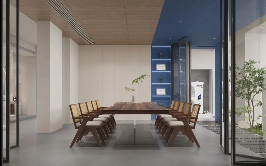 原创展厅设计 · 湖南南县约克中央空调展厅丨中国湖南丨周笙笙全案设计工作室-25