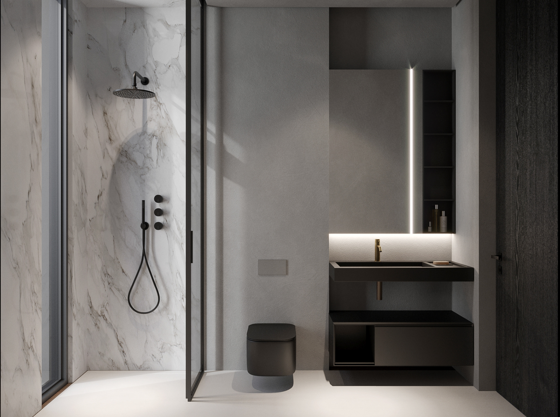 610㎡高级灰色系住宅设计 超精致！-18