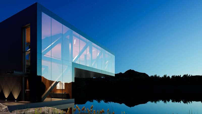 L湖景别墅丨美国宾夕法尼亚-4