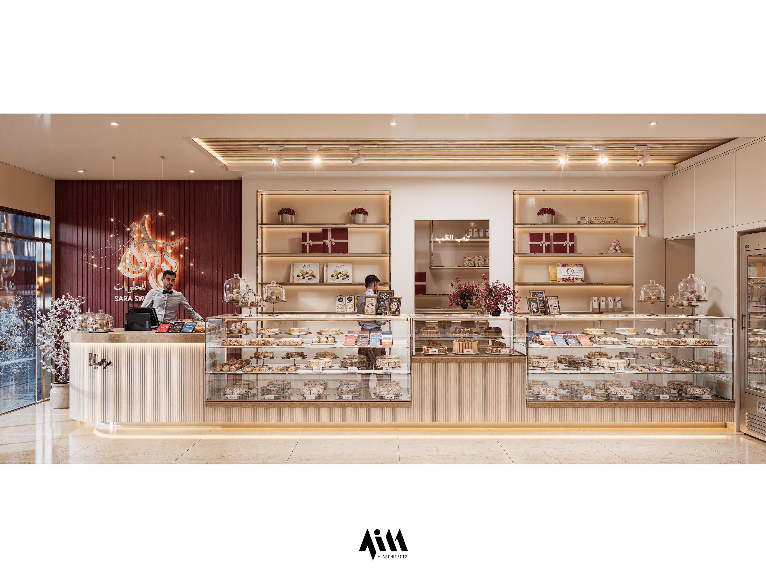 Sara Sweets零售店铺丨沙特阿拉伯丨AIM  Plus Architects-8