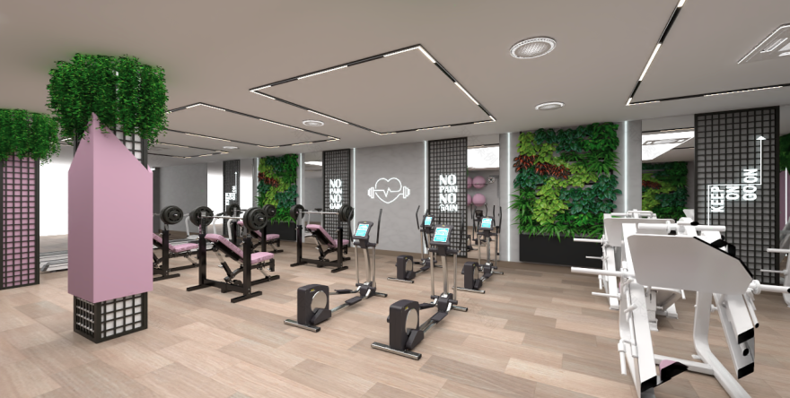 Women's Gym With "ECOTECHNOLOGY SYSTEM"-13