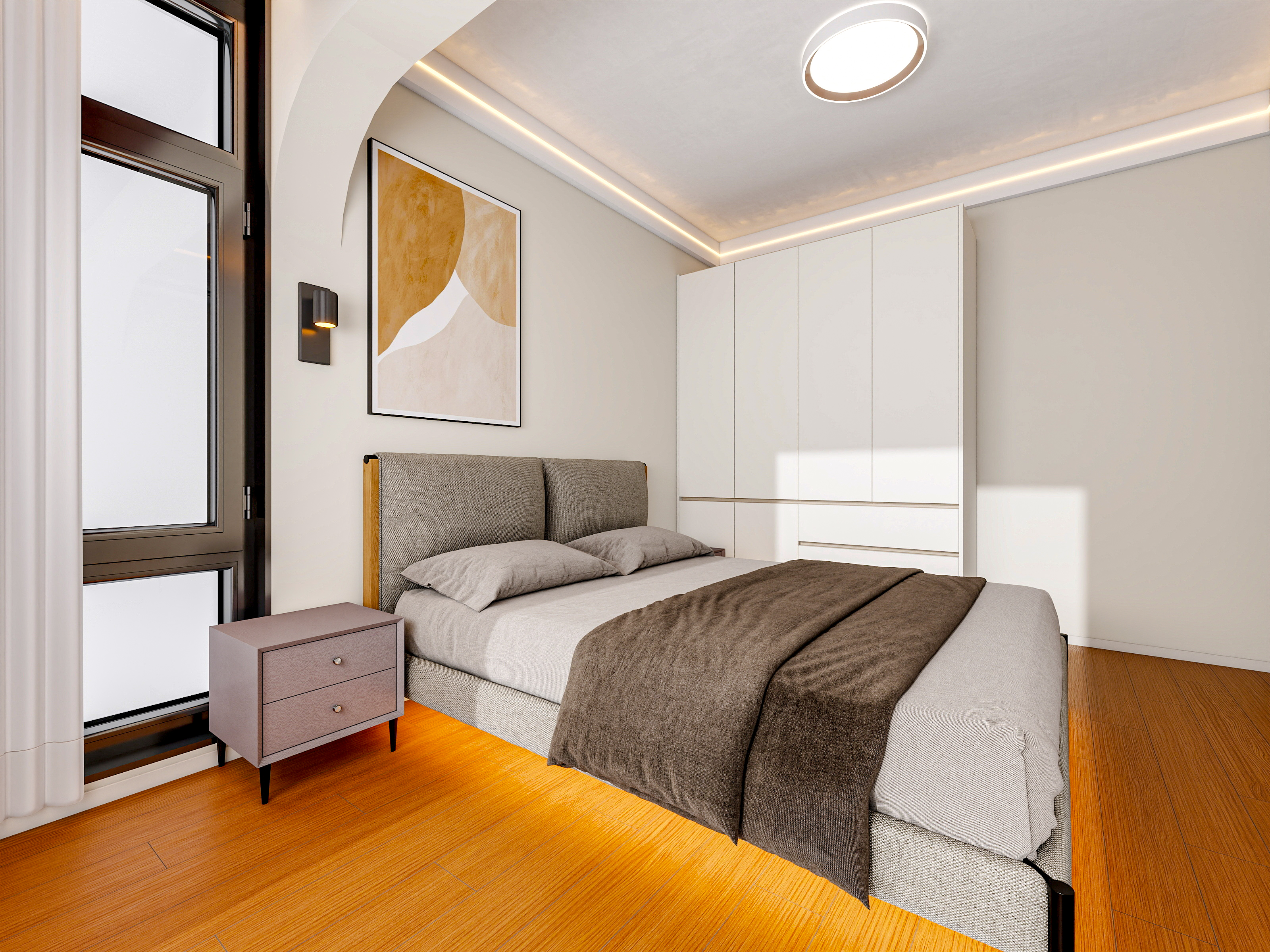 四川成都沙河壹号（85平方中古奶油三居室）-23