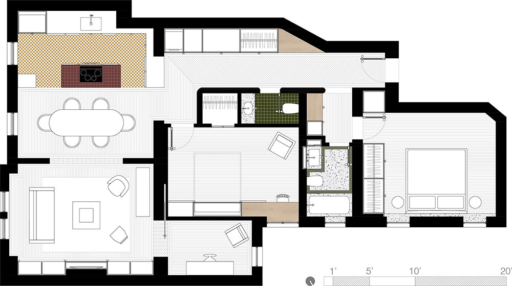纽约心脏地带的欧洲风情公寓-19