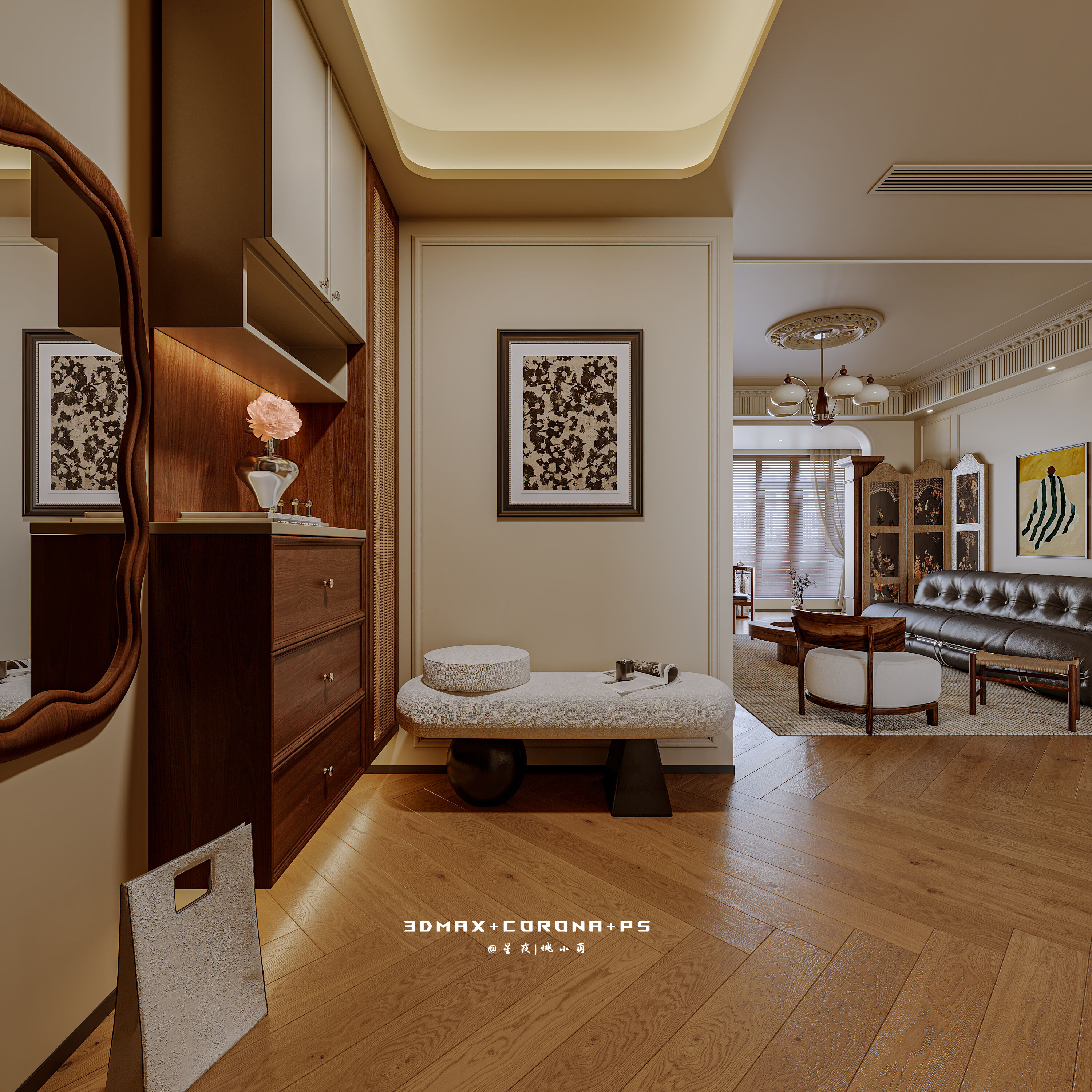 中古风，营造充满松弛感的家！-3