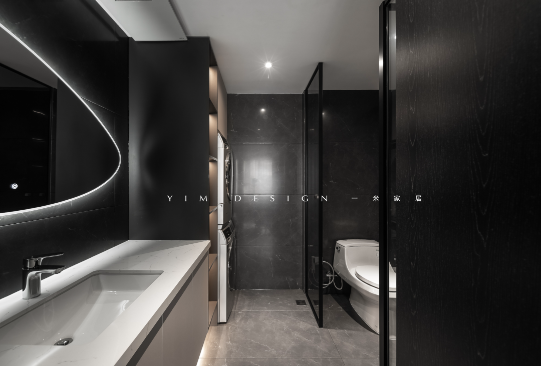 黑白格调,现代平层的独特魅力丨李宝红-49