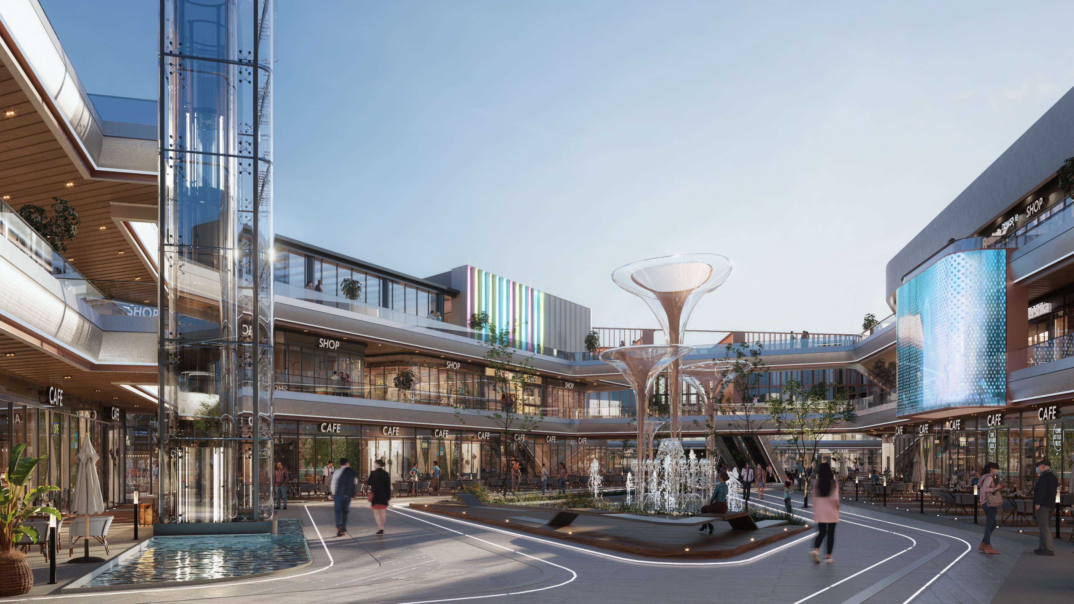 拉维达购物中心丨埃及丨MOD+Partners-11