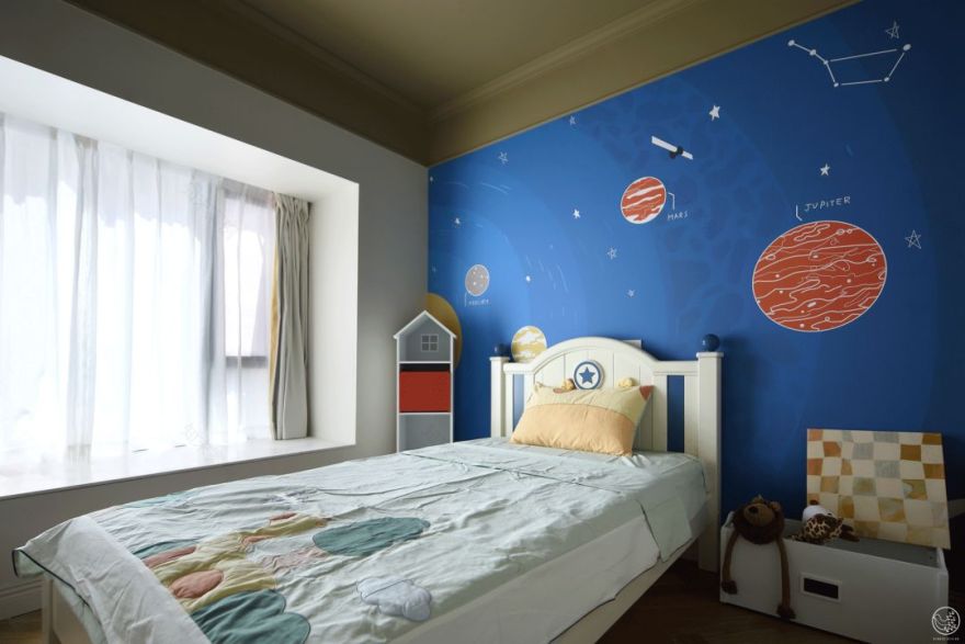 J 家美式轻奢淡颜系平层设计丨中国成都丨刘丽-57