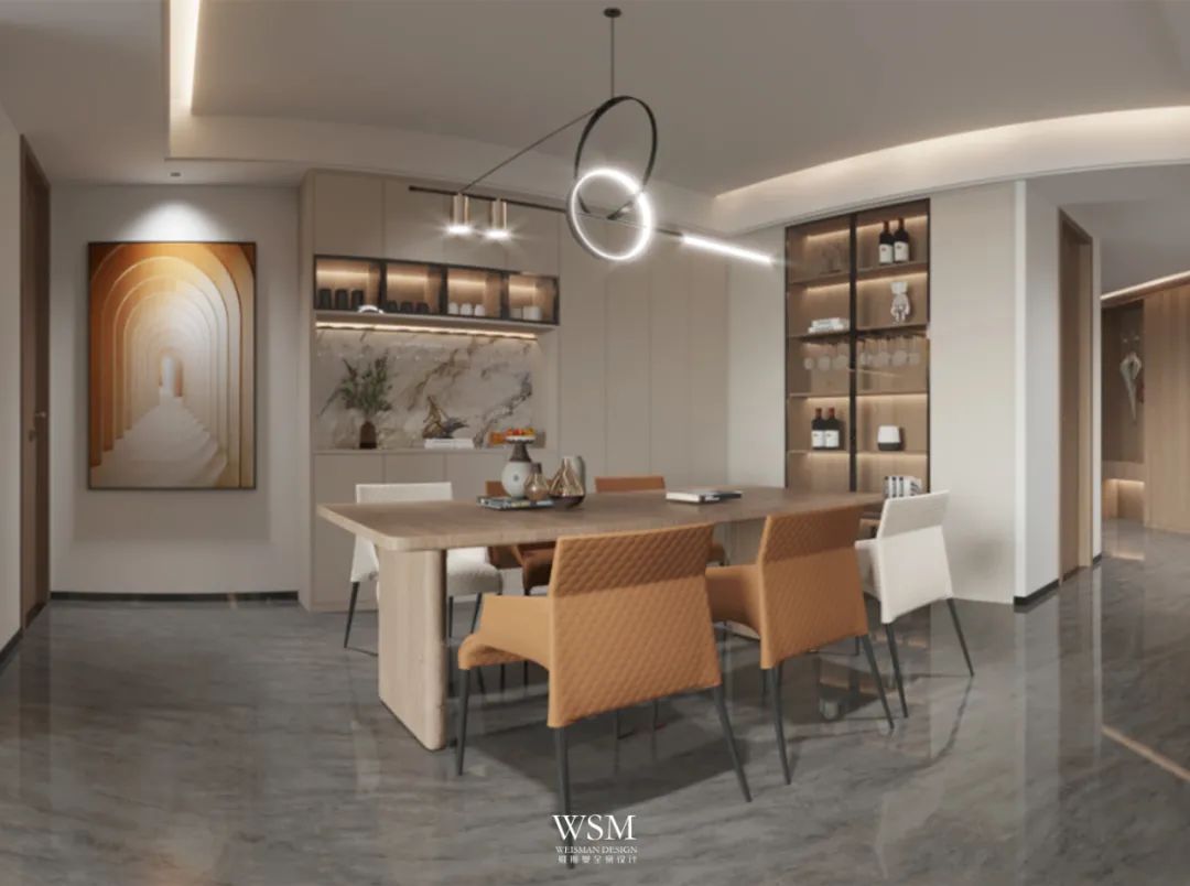 海南海口四口之家,200 平米简约时尚大平层设计-19