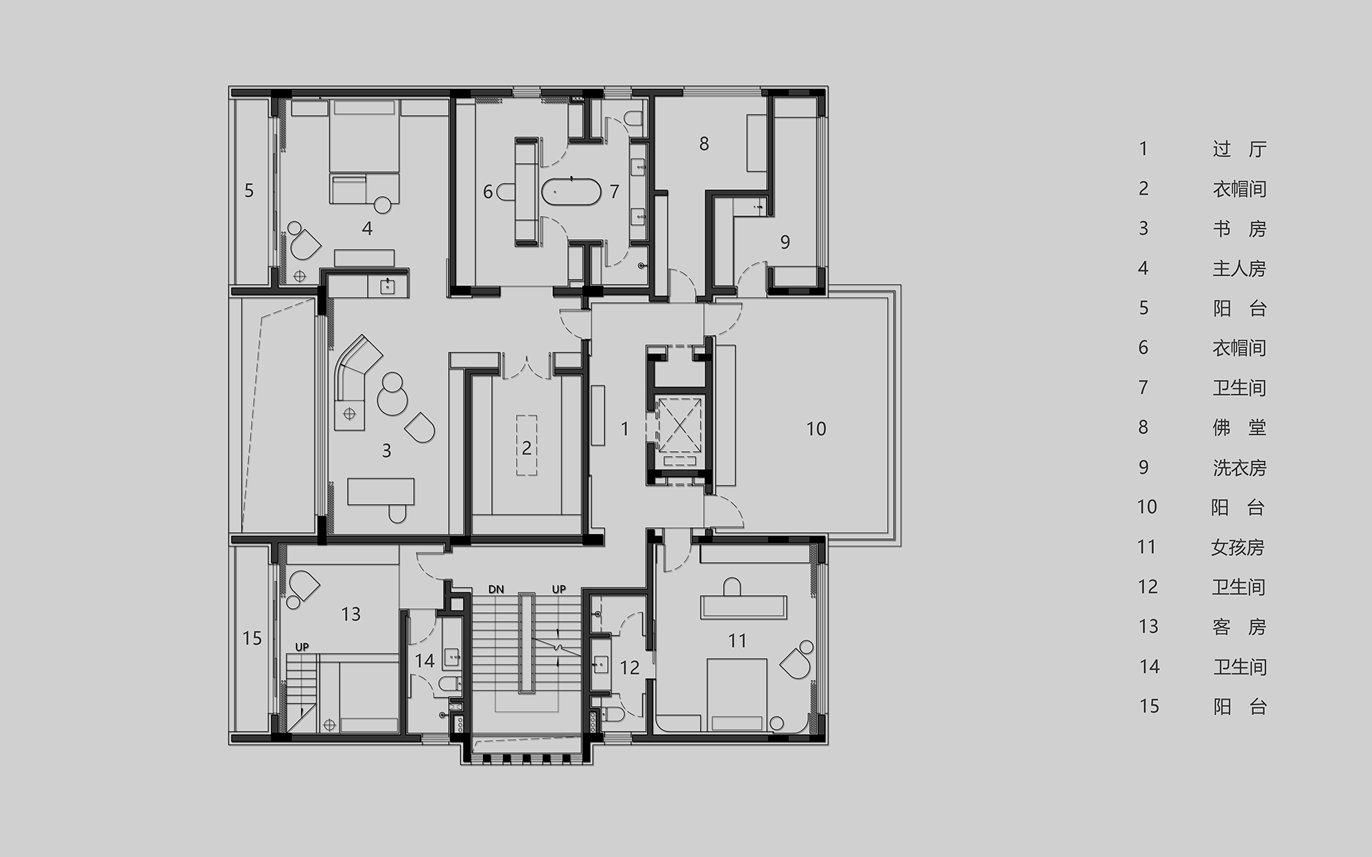 香格里拉５号别墅丨中国佛山丨城饰设计,和山集-49