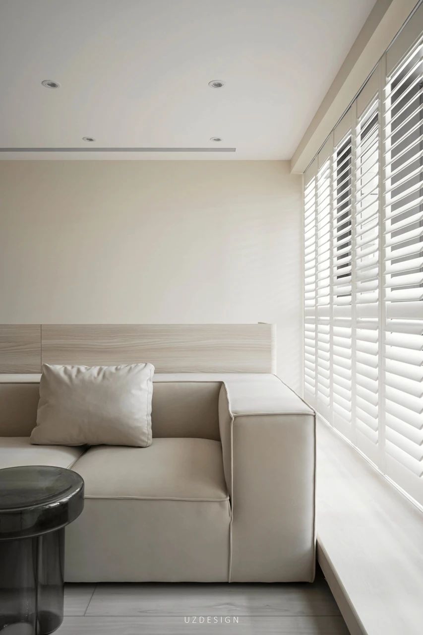 奶油风两室一厅住宅设计-14