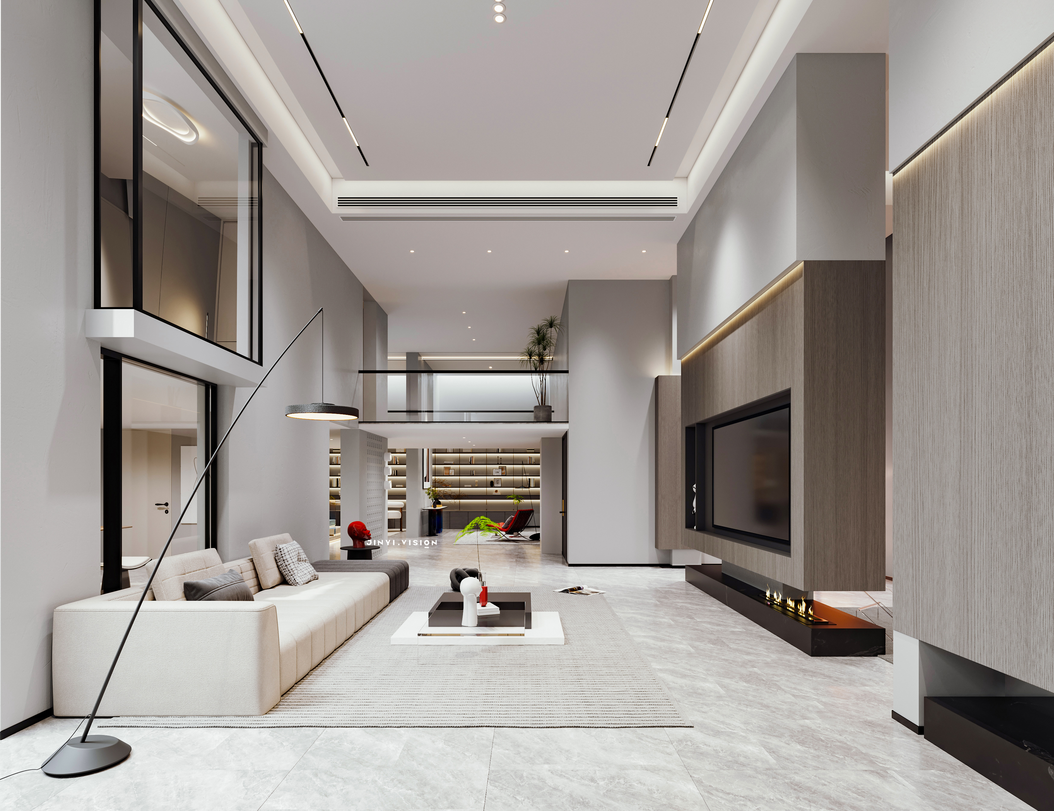 现代独栋别墅-1