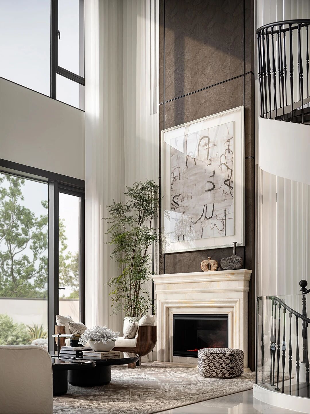 新作 x 折衷主义 法式浪漫 别墅大宅设计丨紫香舸-9