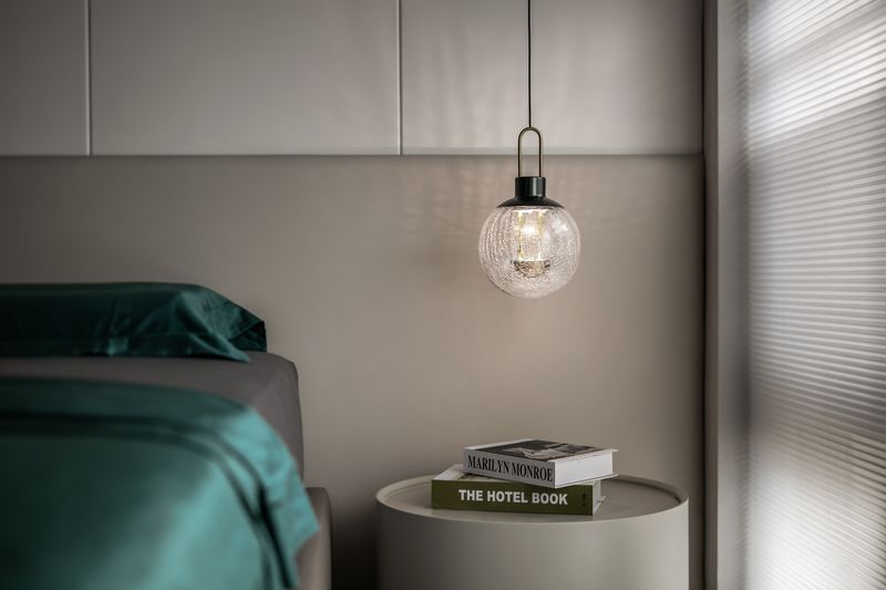 现代简约山语清晖，乐高模型与石材质感的空间对话-34