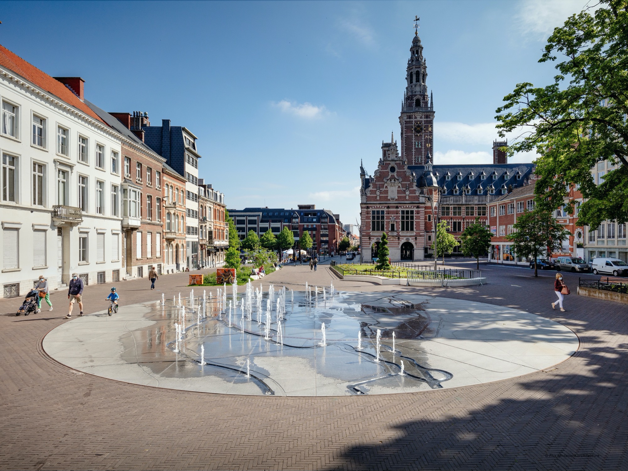 比利时卢汶市城墙景观设计丨fluxlandscape.nl-0