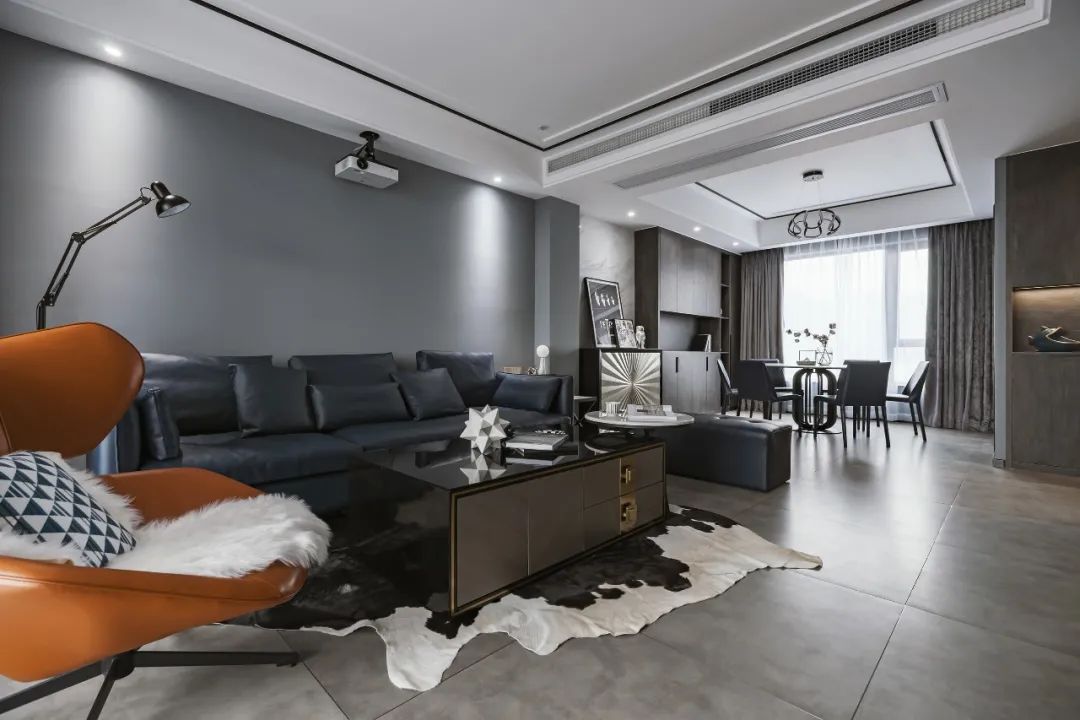 140m²现代简约三室,无玄关空间储物设计案例-28