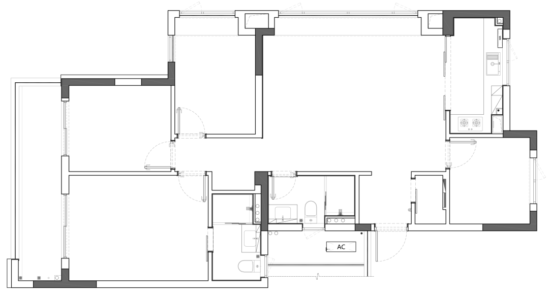 【菲拉设计】精装房改造 · 治愈系美学 · 阳光下的包豪斯丨中国杭州丨菲拉设计(FLY DESIGN)-67