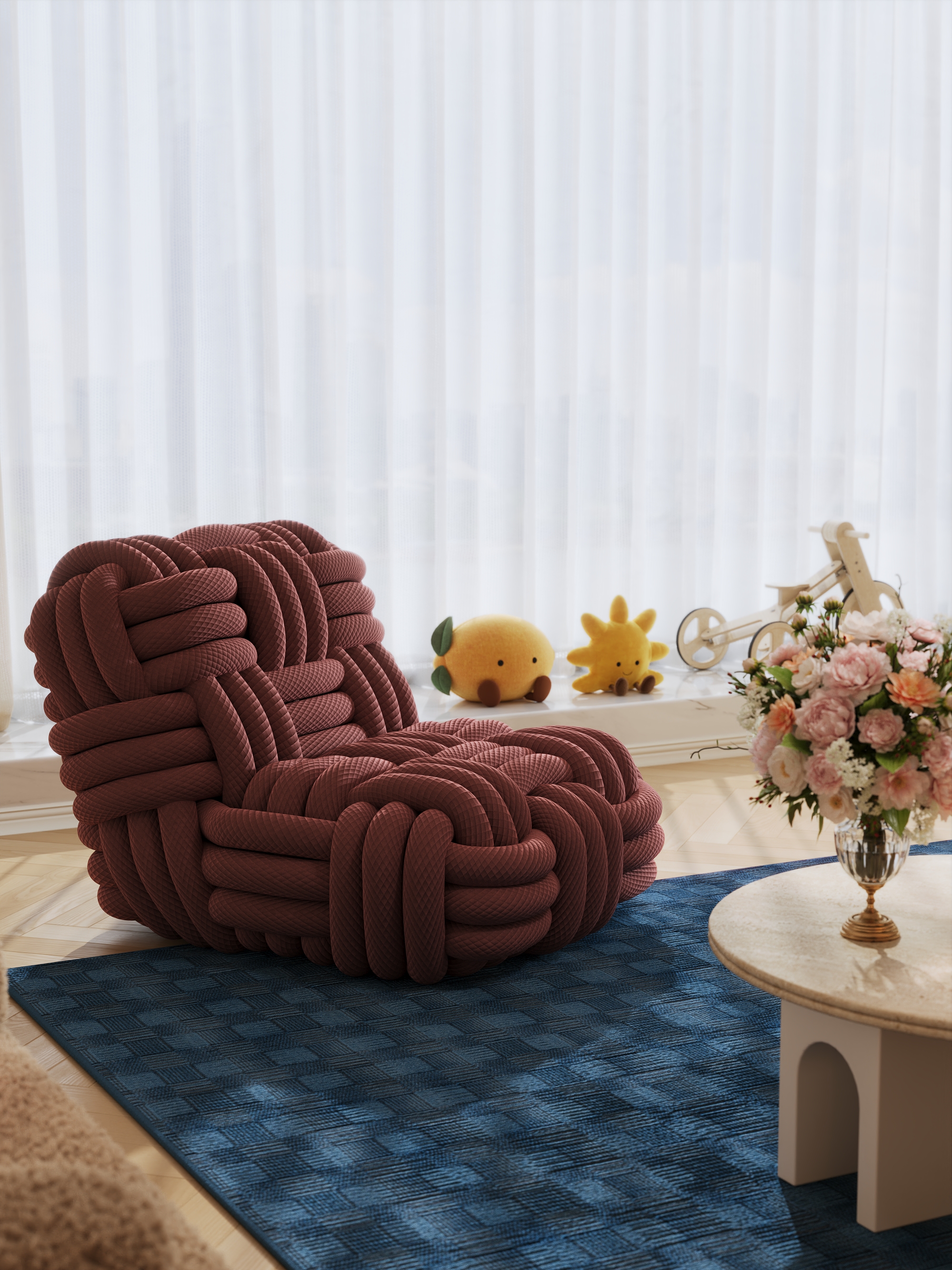 自然主义·中户型横厅空间  高端家具-5