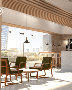 Anastasiya Gushchina丨咖啡店丨711 eleven store design concept