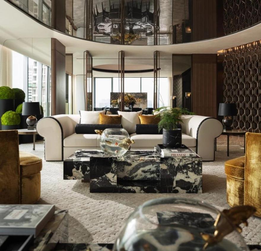 重庆新希望·D10·黑珍珠会所丨中国重庆丨硬装朴悦设计,软装范可萨-4