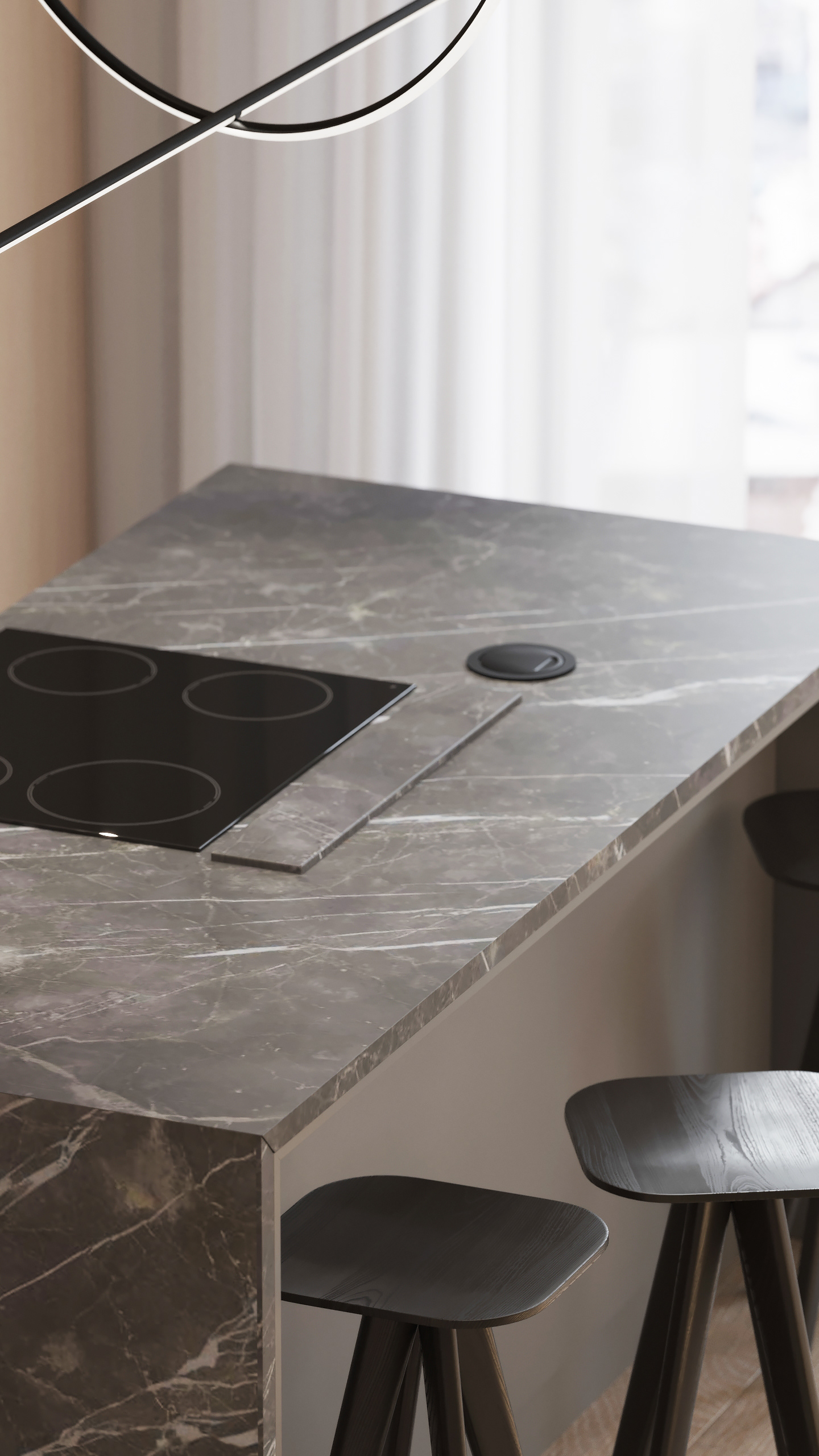 智能·客厅和厨房丨Serebrennikova Elizaveta-14