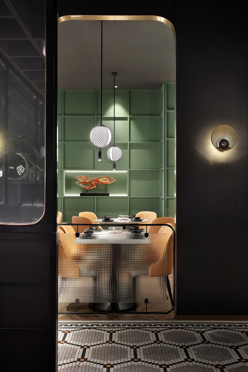 深圳商场餐厅设计「艺鼎新作·星美聚」跟随‘鱼尾狮’,游走新加坡风情餐厅!-51