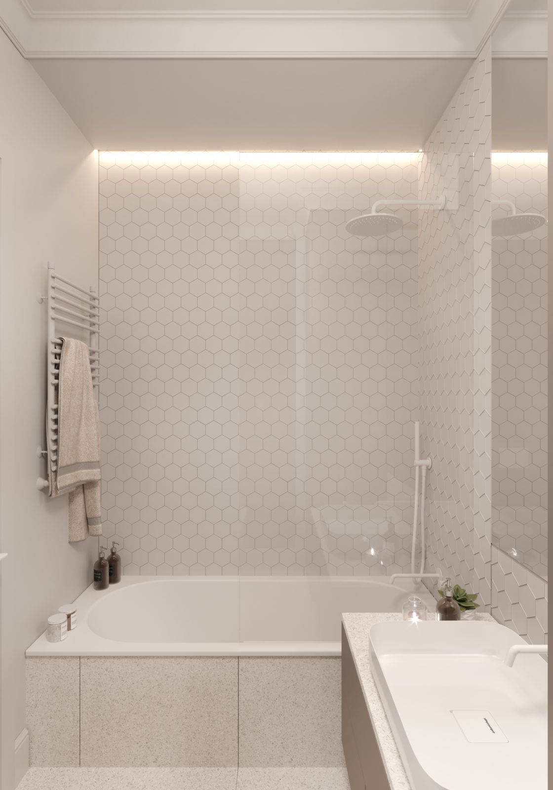 华沙带古典韵味的现代公寓室内布置丨波兰华沙丨Katarzyna Piotrowska-47