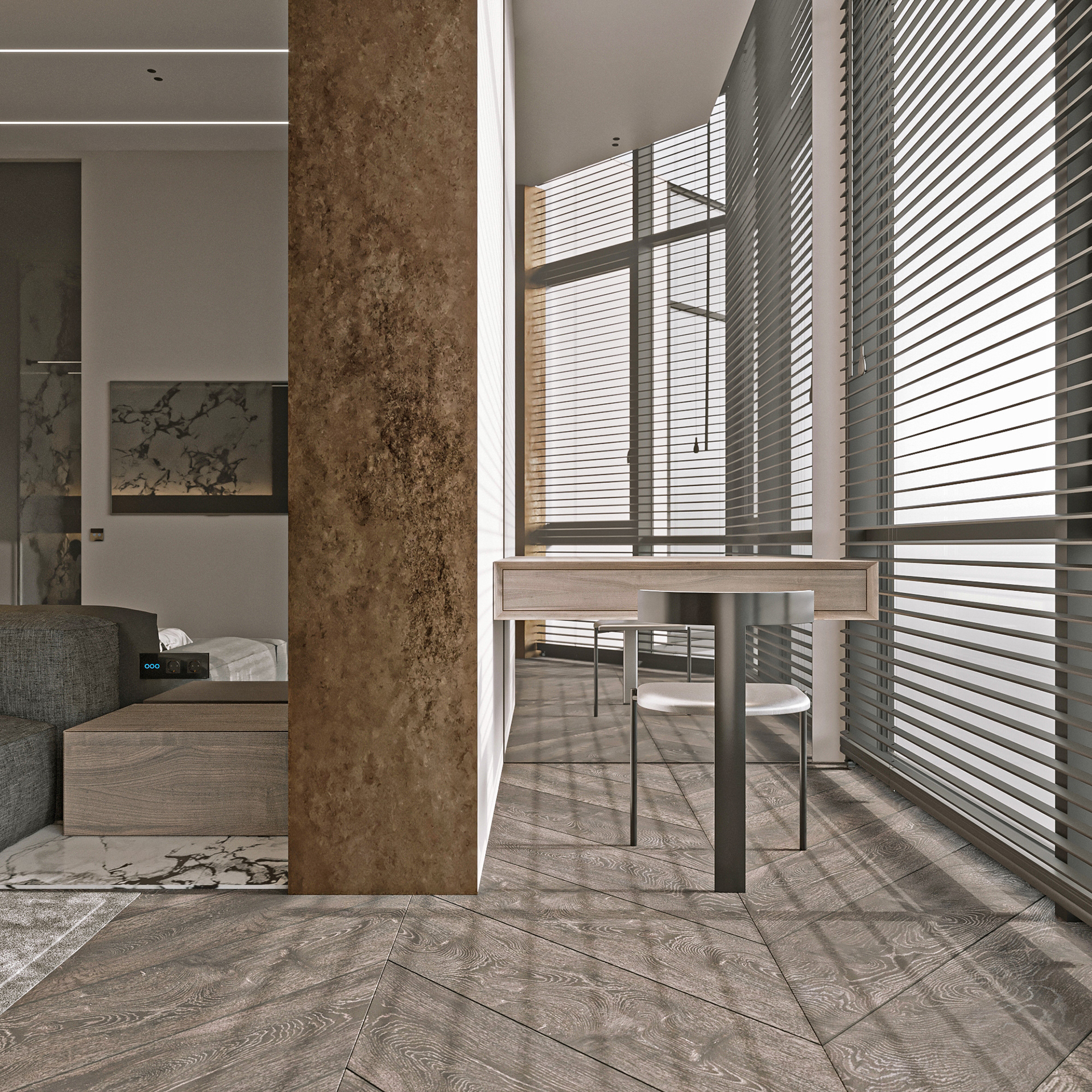 大理石与木质的完美结合                     -13