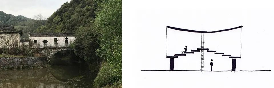 桥廊:上海三联书店·黄山桃源店丨中国黄山丨来建筑设计工作室-31