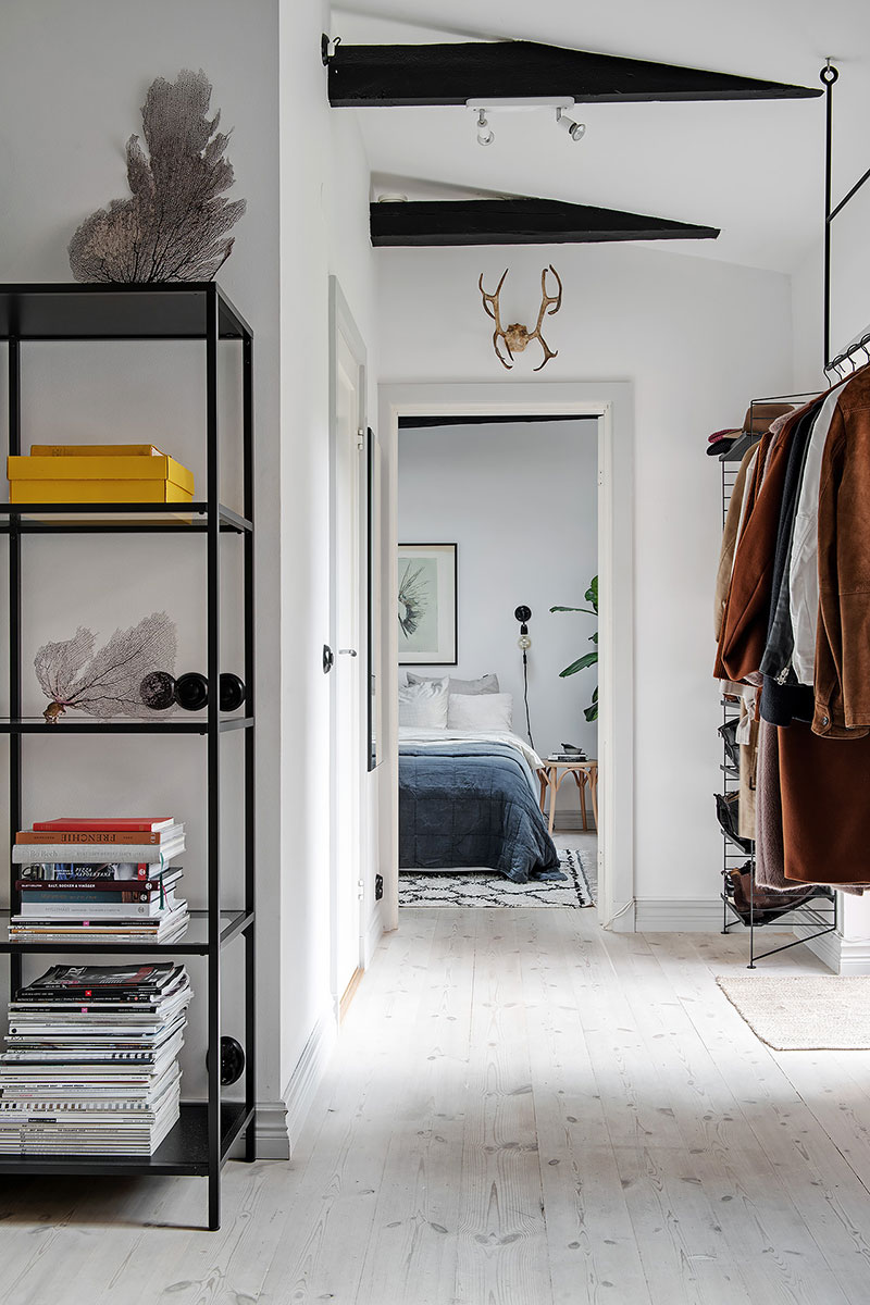 黄色魅力 | 瑞典 52 平米创意小公寓-13