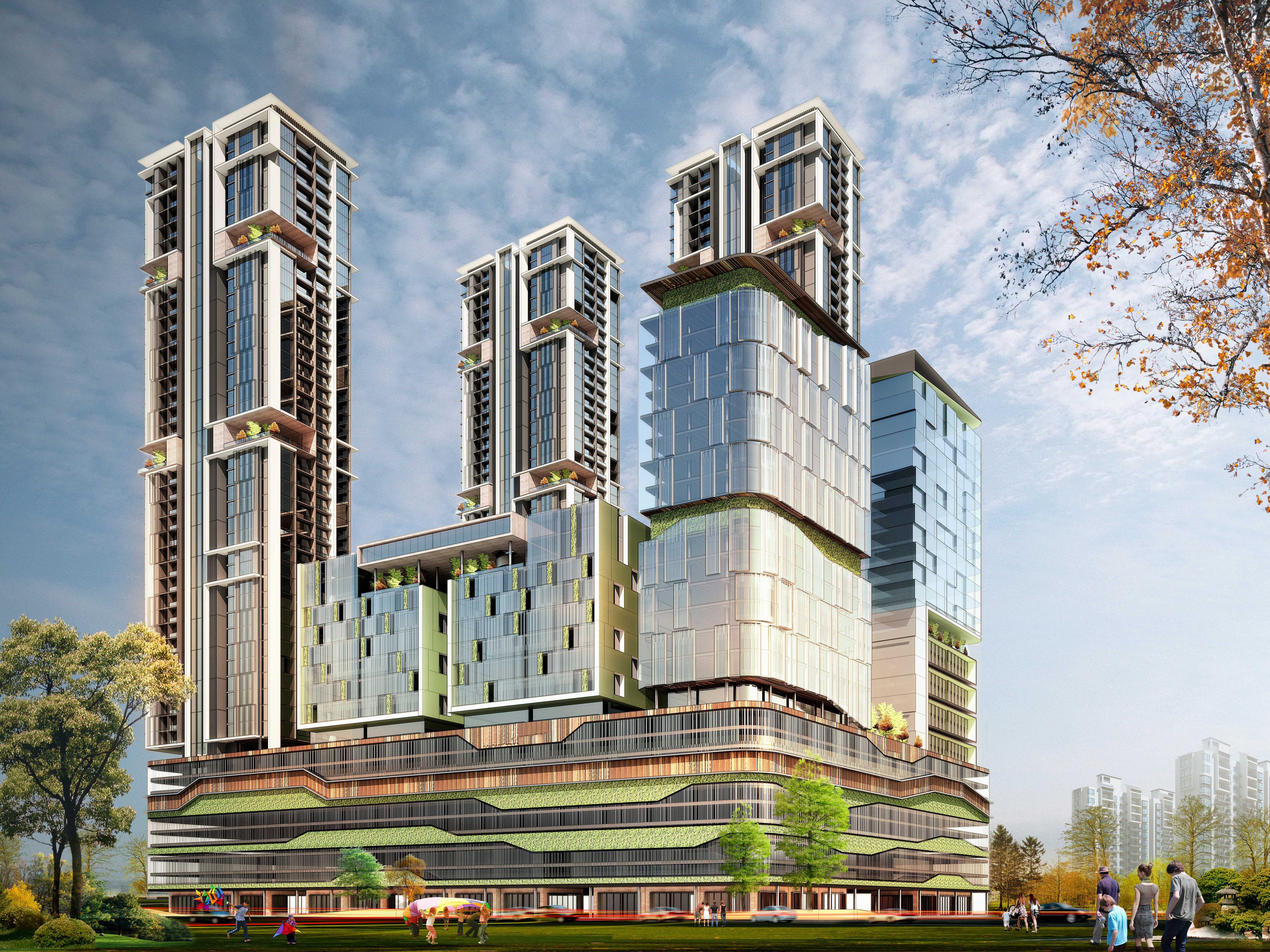 混搭风开发与总体规划 | 多业态综合体设计展示-36