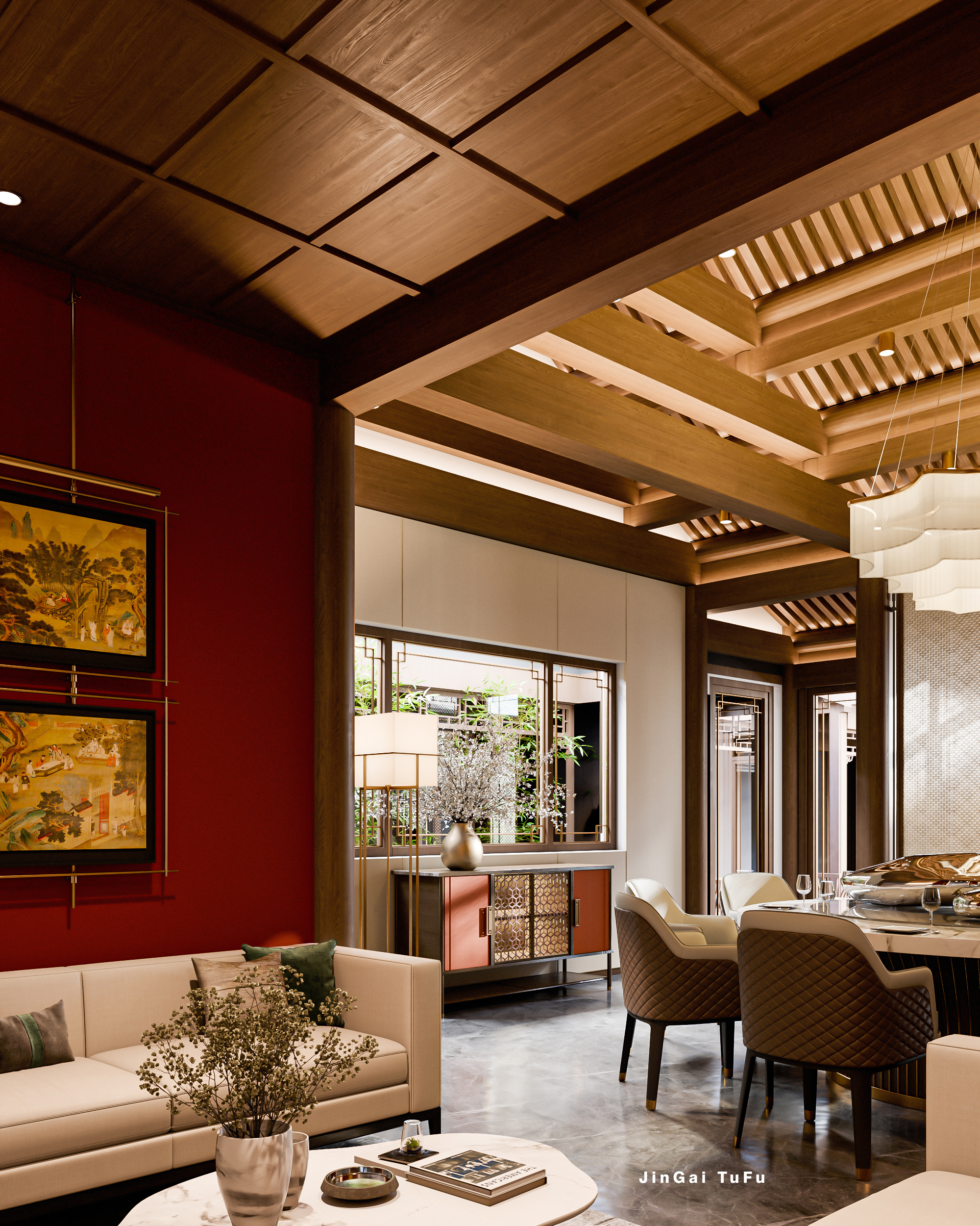 中式餐厅设计案例丨图夫 x 金该-18