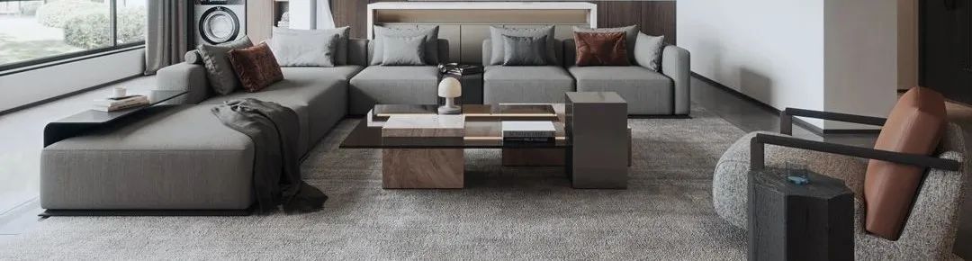 意式极简风打造龙湖景粼天序自由贵气空间丨青马别墅空间设计-23