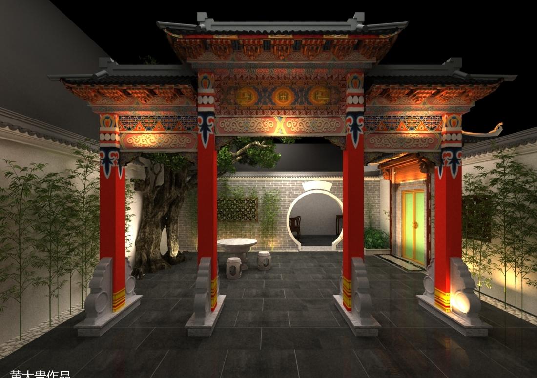 
户外亮化灯具展厅 -0