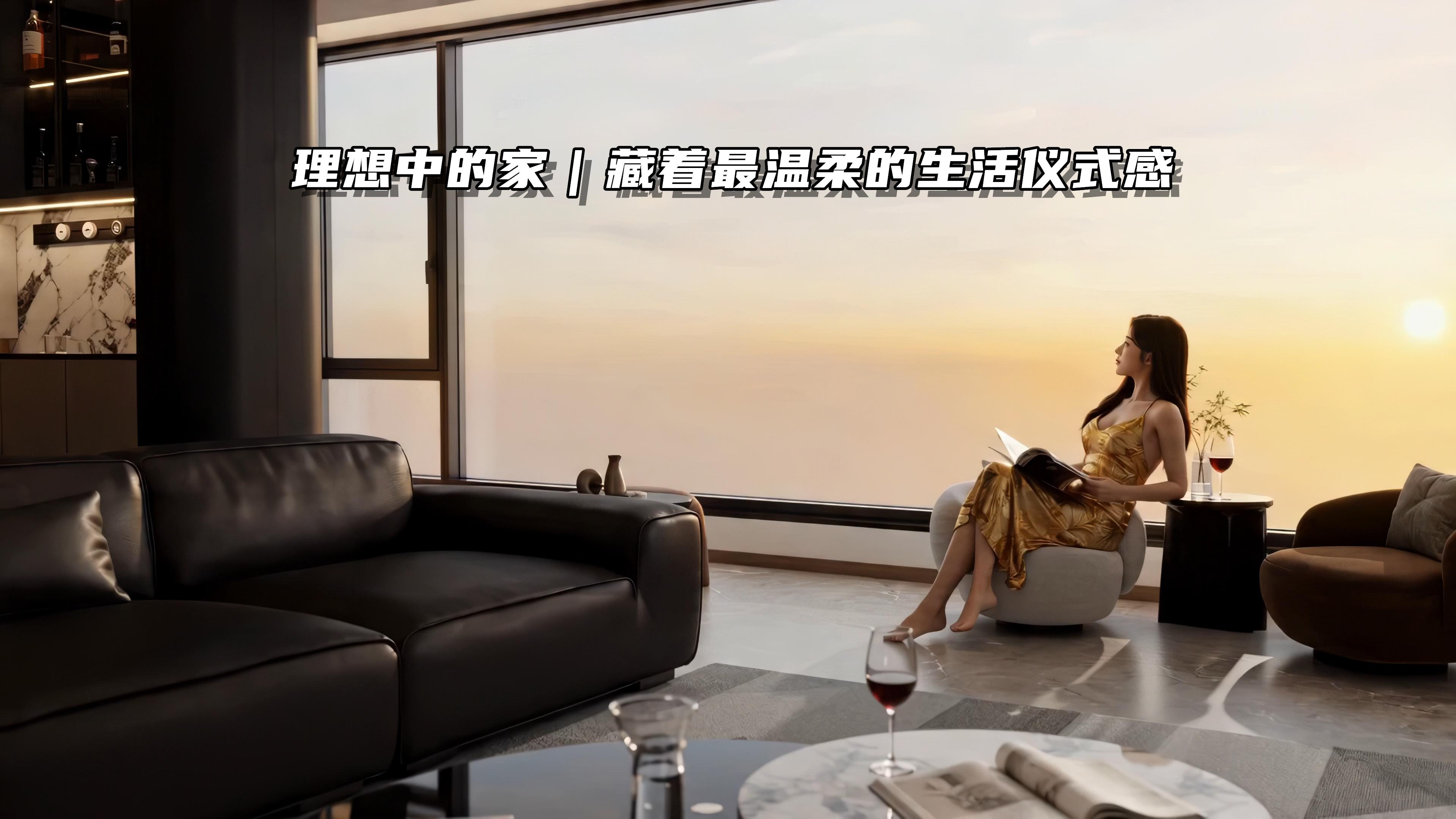 四川成都锦粼湖院二期（118平方意式极简三居室）-0