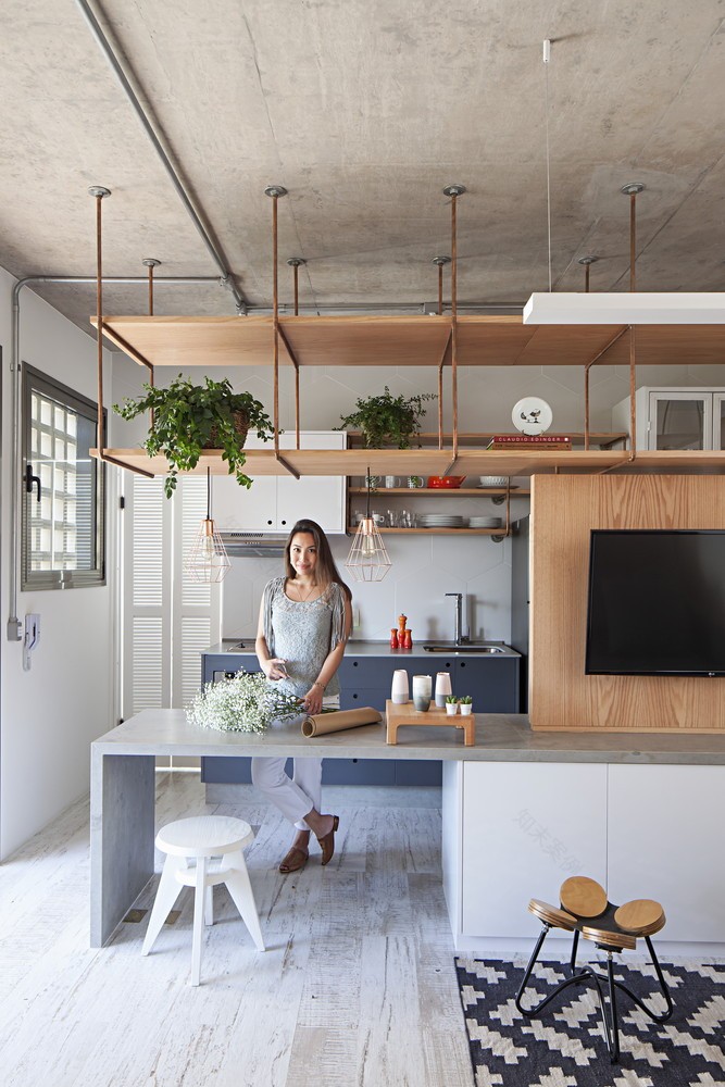 带隔断的公寓丨巴西圣保罗丨Casa100 Arquitetura-44