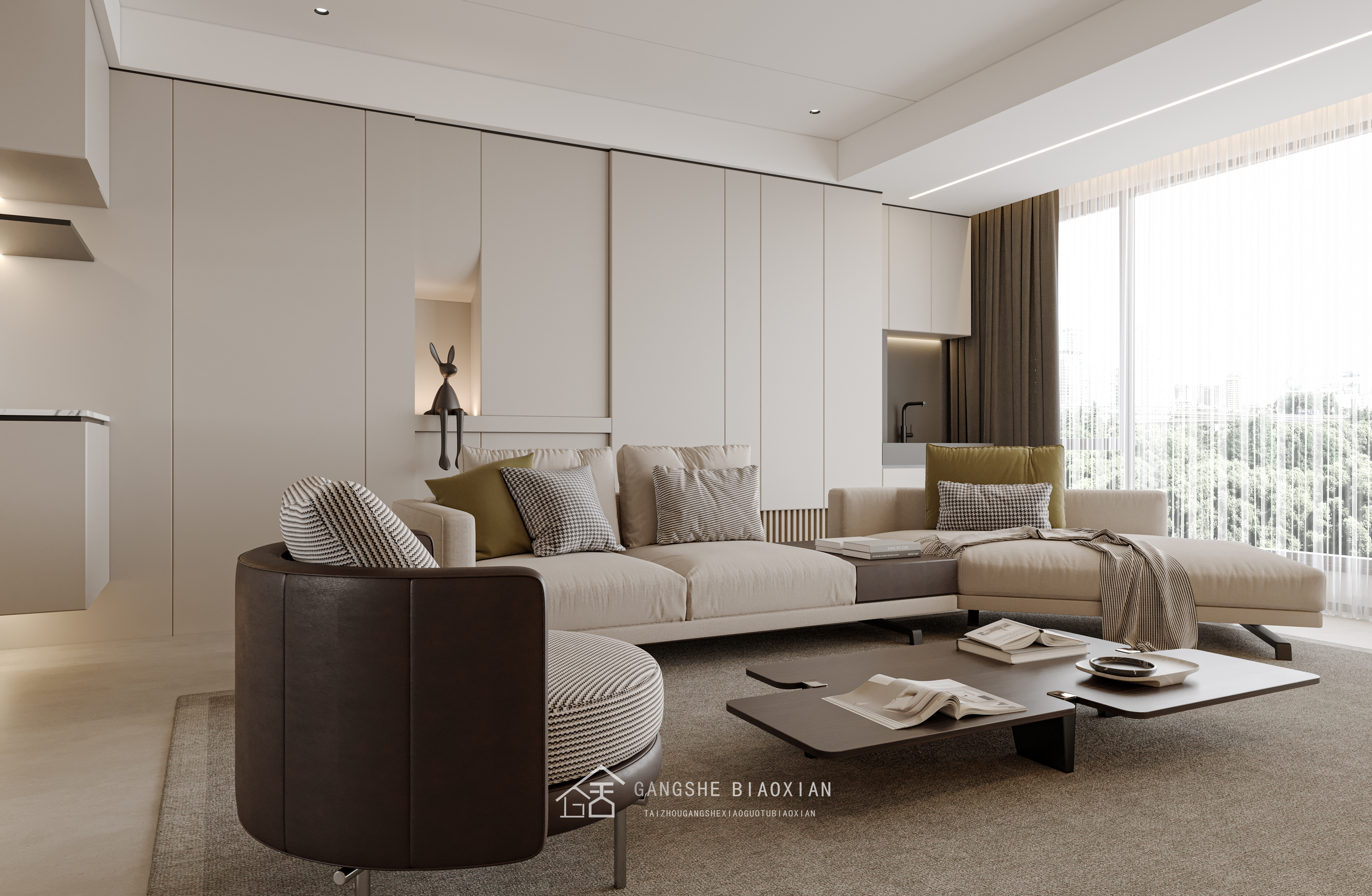 三月家装效果图合集丨冈舍效果图中端组-4