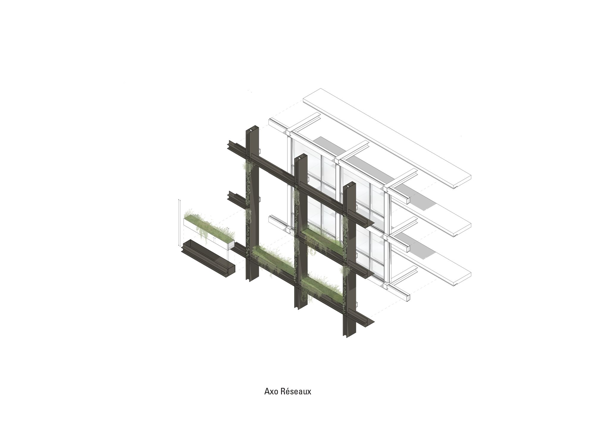 巴黎 Villa M丨法国巴黎丨法国巴西建筑事务所 Triptyque Architecture-54