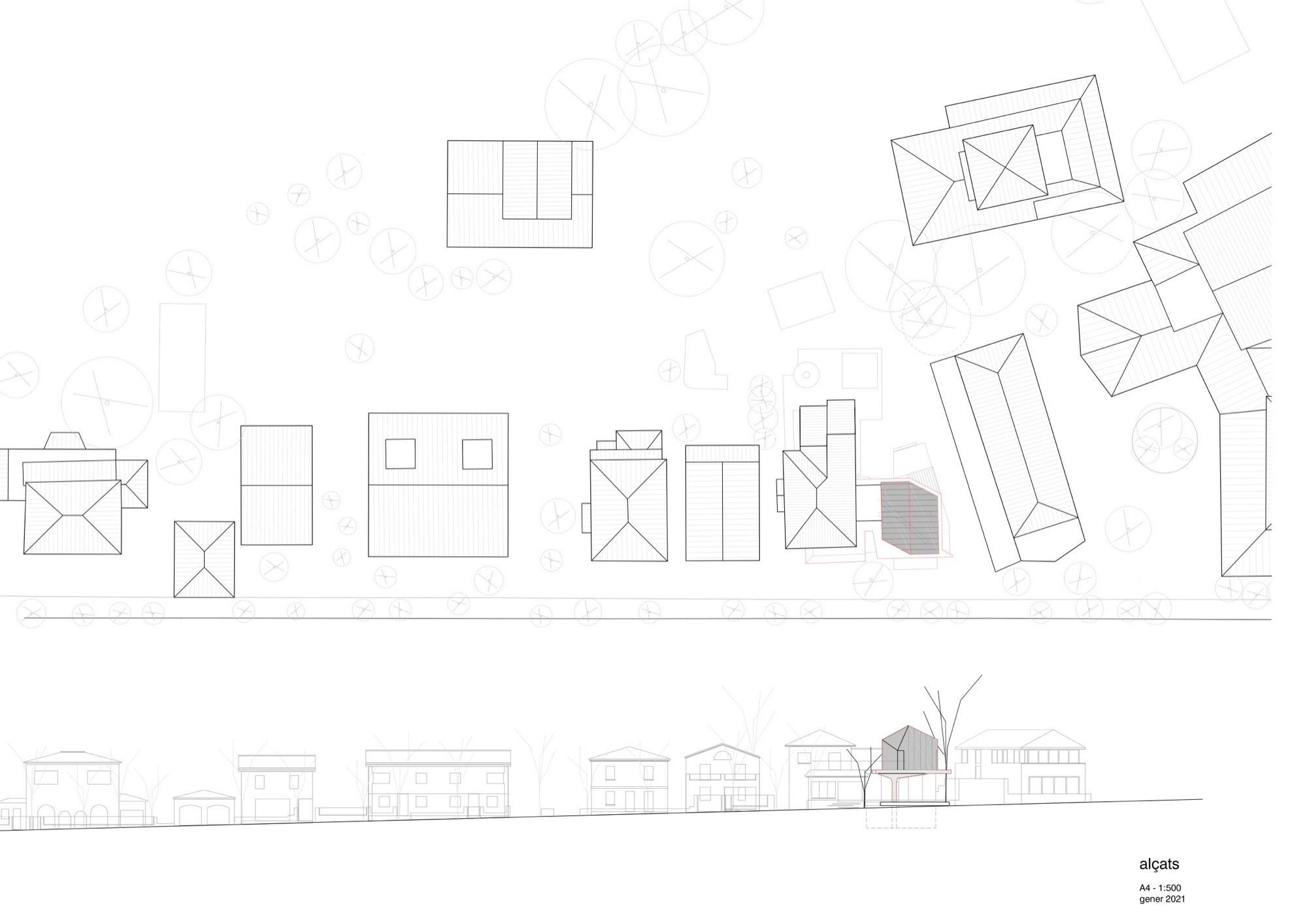 树间与房屋间的房屋丨BAILORULL-44