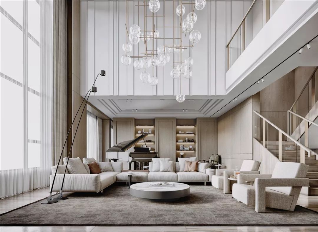 删繁就简的当代轻奢 | 东莞约 490 平米空间设计案例-24