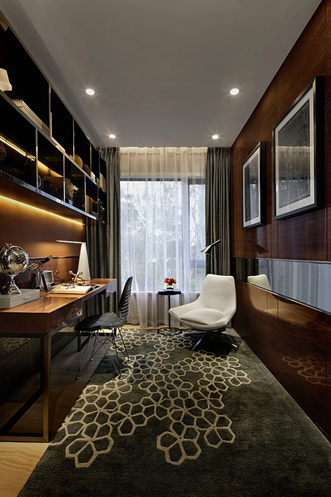 115m²珠江湾畔，大城美宅—宏鼎天御江畔样板房  戴勇室内设计师事务所-22