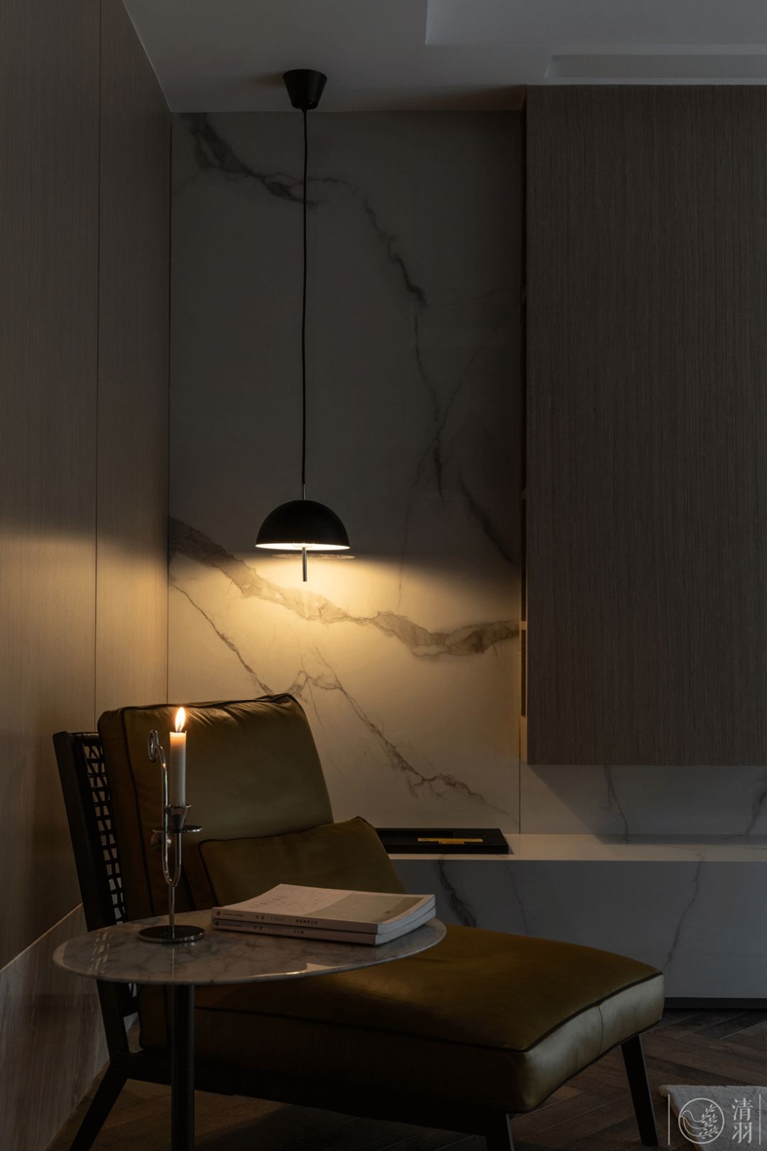 成都市复式公寓的现代简奢花园生活-64