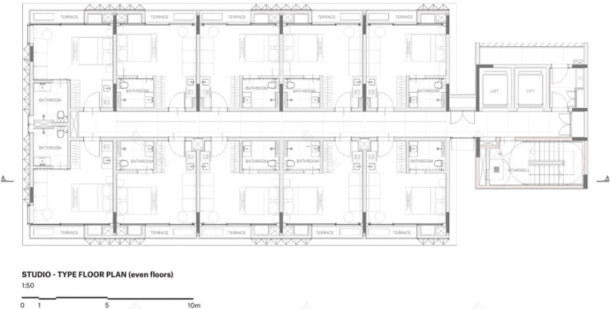 悬浮城市观景台 · 巴西 Onze22 公寓住宅楼丨巴西圣保罗丨TRIPTYQUE 事务所-62