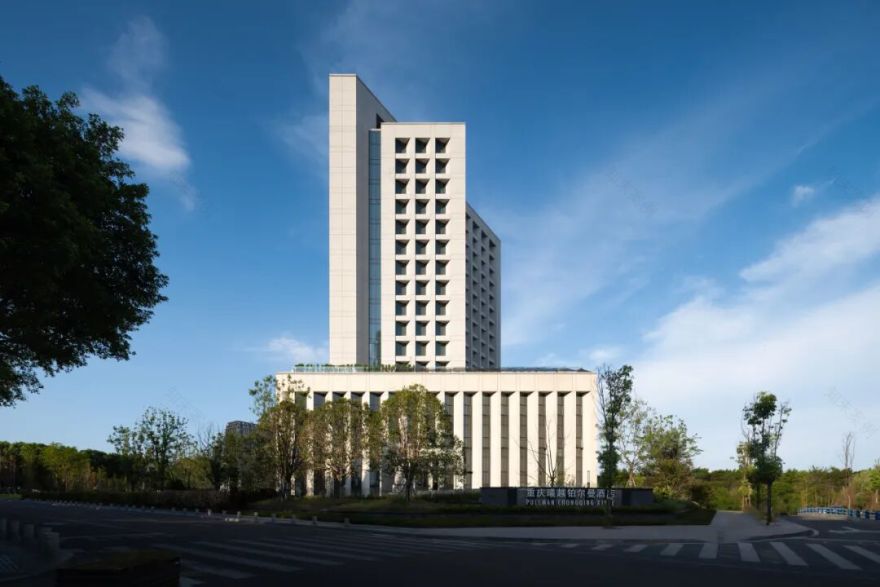 CQADI新作|重庆曦越铂尔曼酒店:城芯五星酒店的空间诗学-23