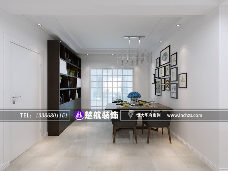 盘锦霞光府·馨园 139 平现代风格装修设计丨中国盘锦丨楚航装饰-13