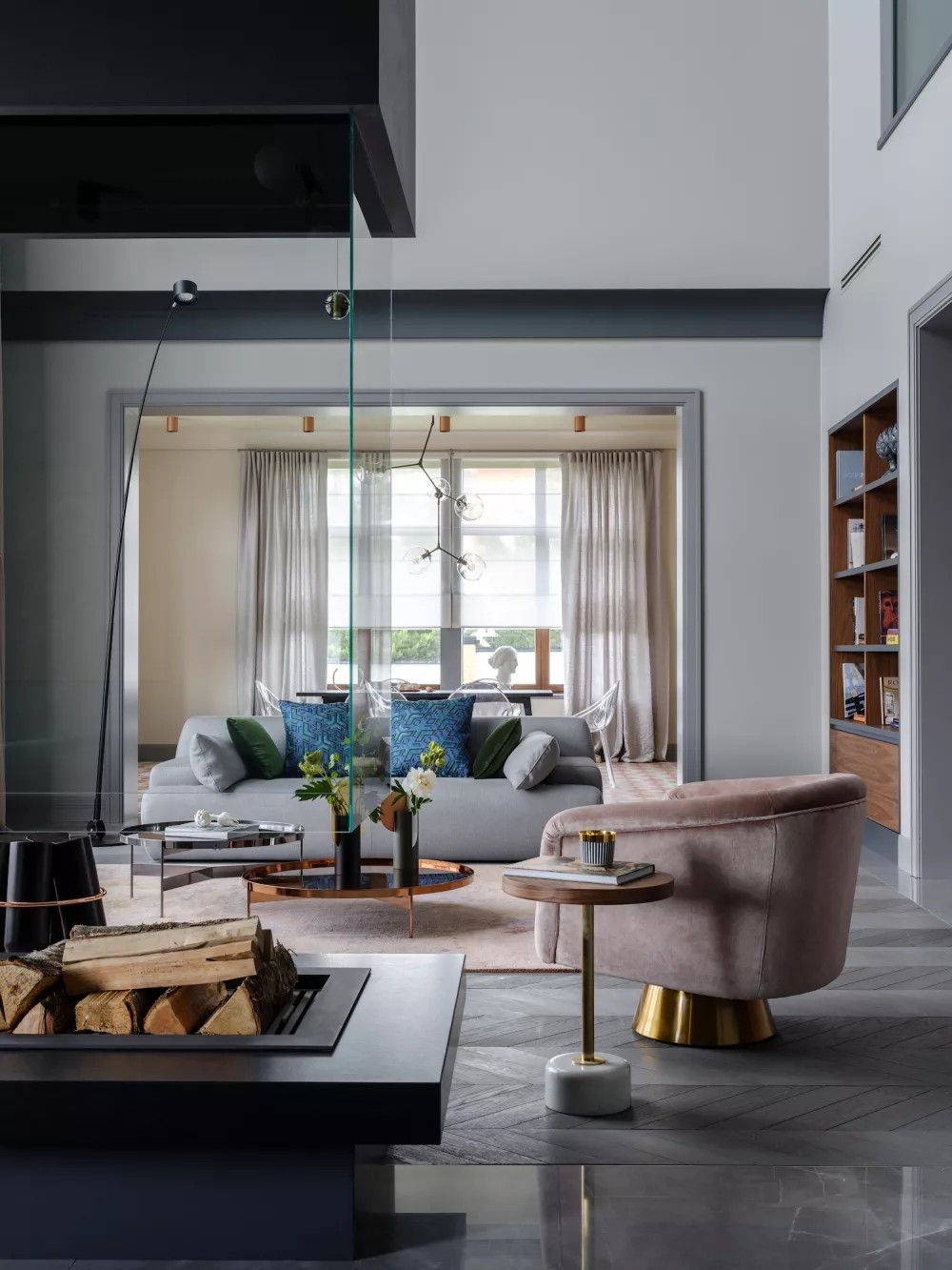 莫斯科优雅轻奢风的别墅-28