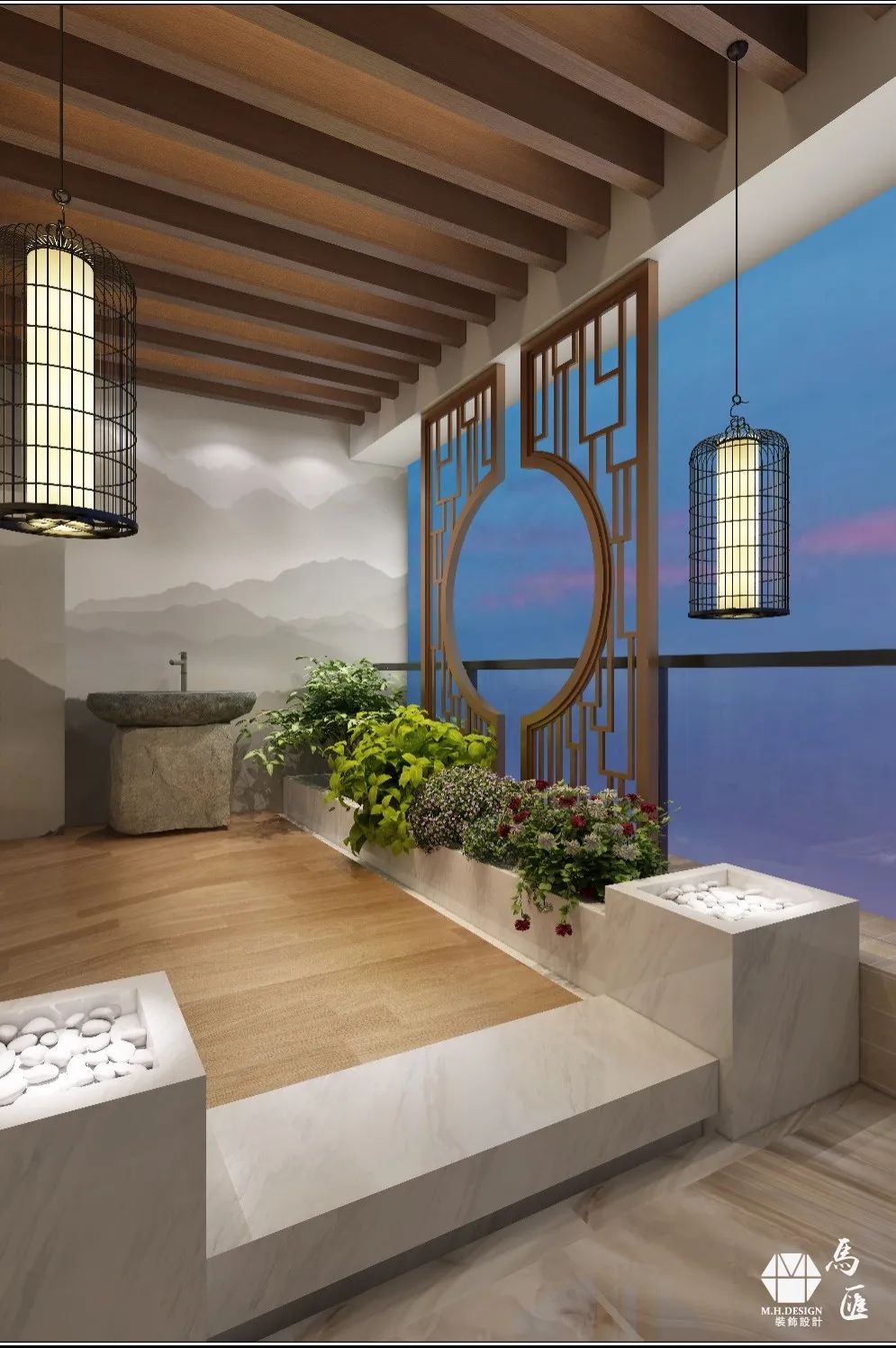 马汇装饰 | 中式御景 | 打造优雅生活空间-22