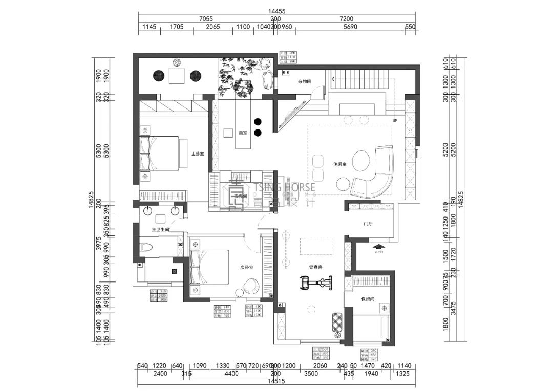 融创揽月府 · 曲森团队打造 316㎡新中式雅致空间-37