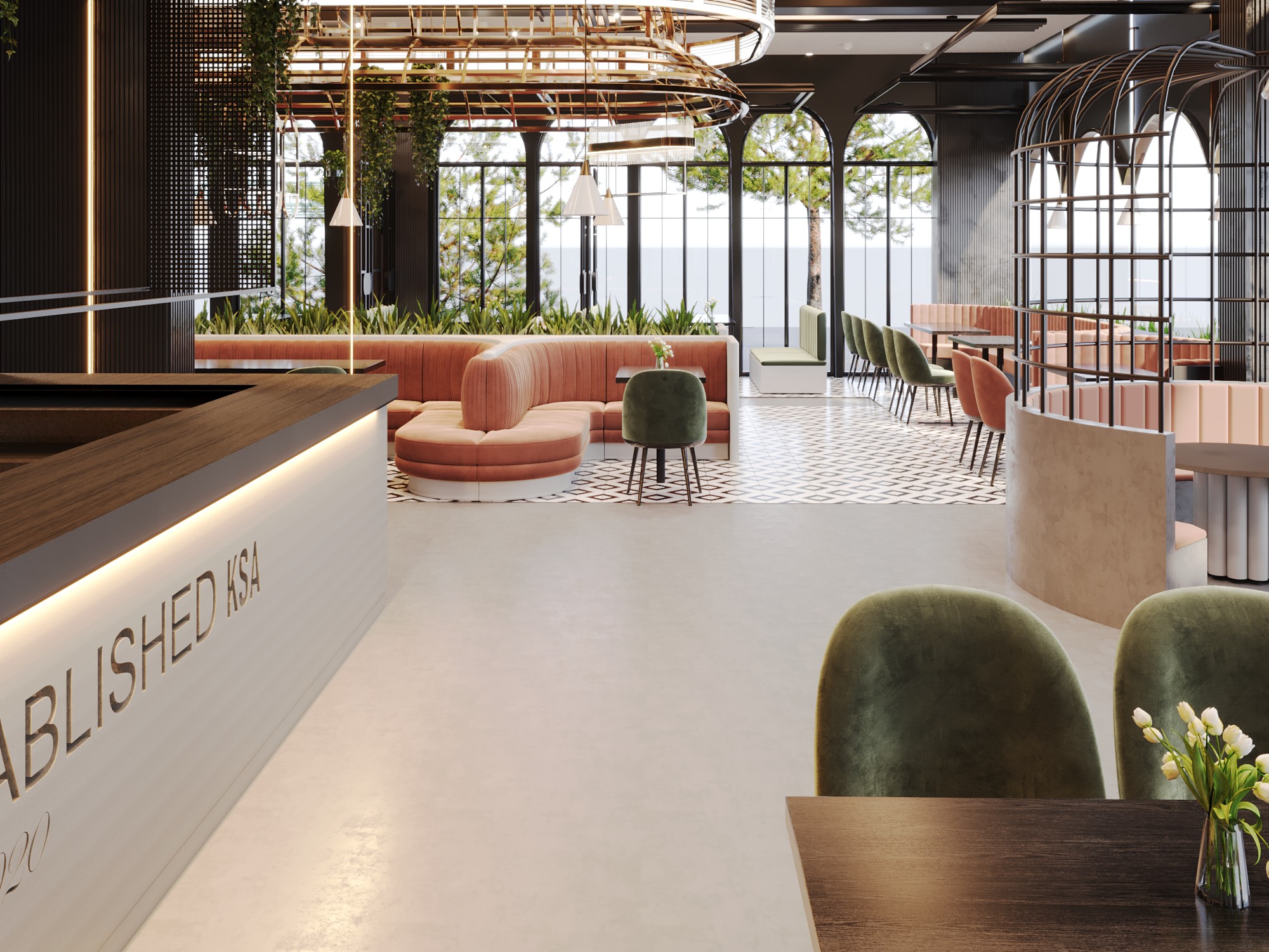 Saudi Restaurant Interior Experience-1