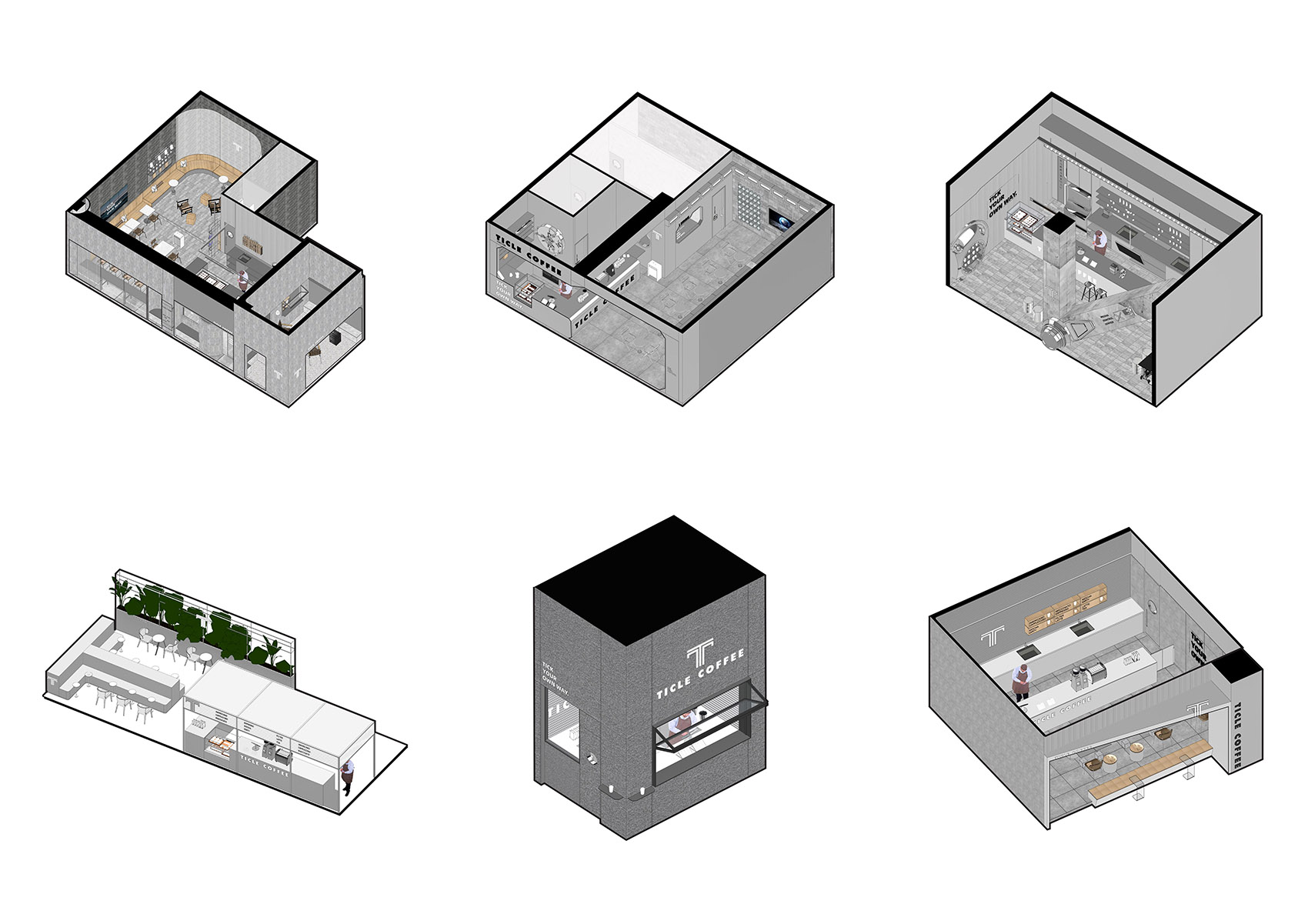 Ticle Coffee系列店设计丨中国沈阳丨大观建筑设计-133