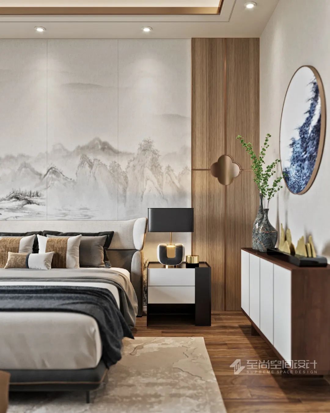 新中式诗意空间，传统与现代的完美融合-37